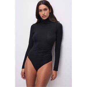 Good American Mock Neck Long Sleeve Bodysuit